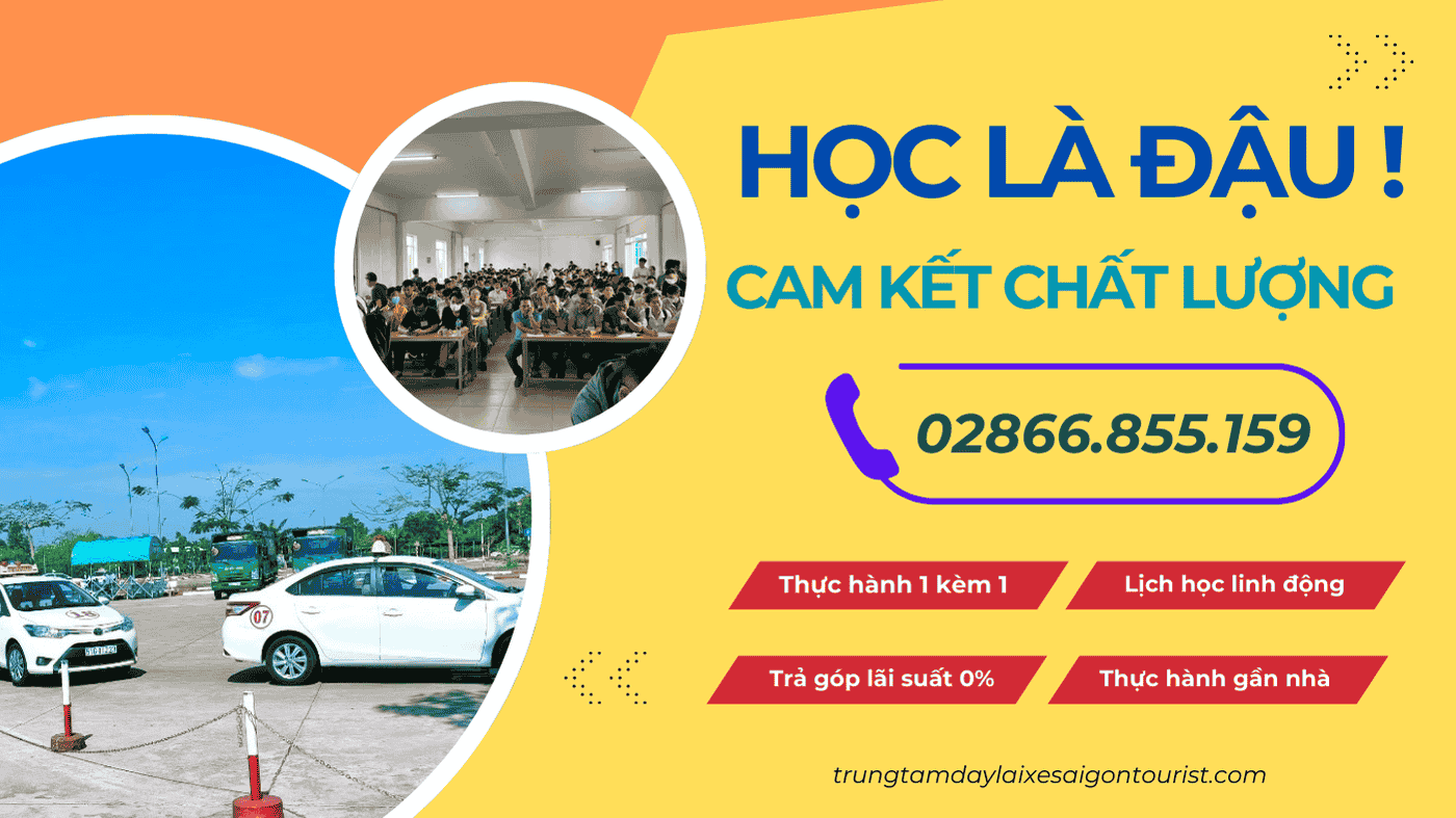 đánh giá trường dạy lái xe sài gòn tourist