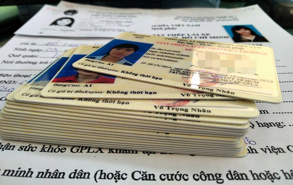 cấp giấy phép lái xe mới