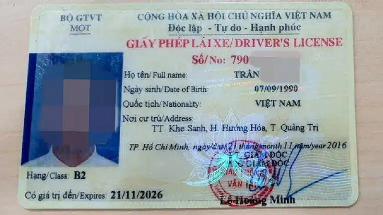 đổi giấy phép lái xe