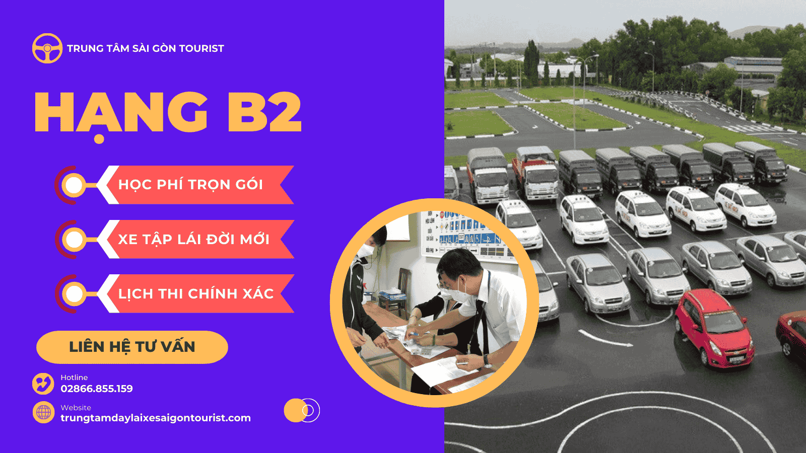 hạng b2 - trường lái xe saigontourist